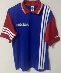 80s adidas デサント製 TAD-559 ゲームシャツ 緑 - メルカリ