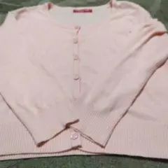 お値下アプワイザーリッシェ　ピンクのニットカーディガン