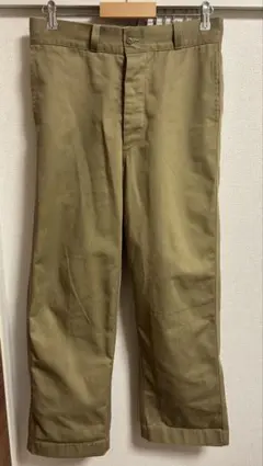 AtLast&Co. チノパン 32 カーキベージュ ワイドストレートのサムネイル