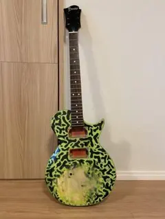 Burny レスポール 抜け殻 ボディ＆ネック一体 指板良好/黒ローズウッドのサムネイル