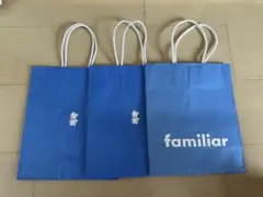 familiar ショッパー　紙袋　3枚セットのサムネイル