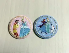 ディズニー刺繍缶バッジ
