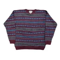 wool rich 90s ニット セーター 幾何学模様 ウールリッチのサムネイル