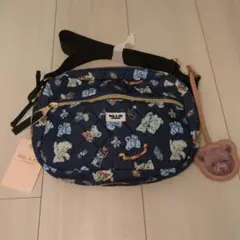 PAUL & JOE ネイビー ショルダーバッグ