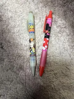 トイ・ストーリー　ボールペン　ミニーマウス　シャープペンシル 2点セット