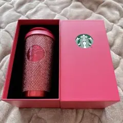 モ*ヤ様 ⭐︎新品未使用⭐︎スターバックス ラインストーン タンブラー バレンタ