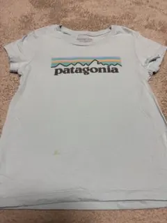 パタゴニア キッズ Tシャツ Sサイズ(7-8) 水色 オーガニックコットンのサムネイル