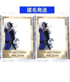 僕のヒーローアカデミア 十傑 ポラロイド風クリアカード　轟焦凍　2点セット
