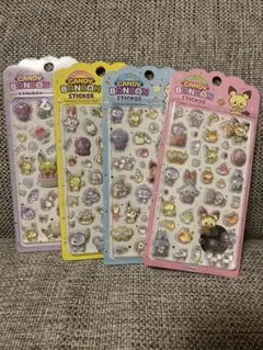 ⭐︎韓国限定⭐︎ポケモン30周年CANDY BONBON ポケピースシール4枚セット