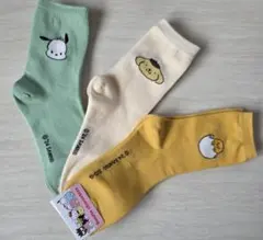 サンリオキャラクターソックス3足セット