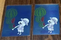 ナツコミ2026 ONE PIECE 描き下ろしメタキラカード ルフィ2枚 - メルカリ