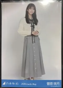 乃木坂46 生写真 菅原咲月 lucky bag 福袋 シャツワンピース ヒキ