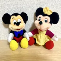 【週末限定お値下げ】平成レトロ ミッキー ミニー ぬいぐるみ セット②