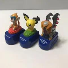 ポケモンのプルバックカー3個セット