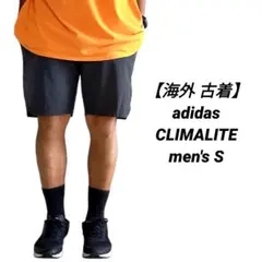 【海外古着】US adidas ストレッチ ハーフパンツ S