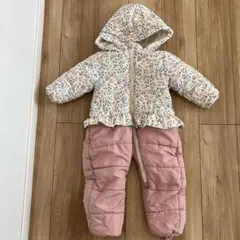 フタフタ　スキーウェア　スノーコンビ　ジャンプスーツ100cm