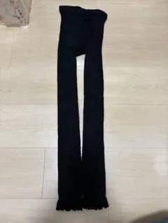 福助　ブラック網目タイツ Mサイズのサムネイル