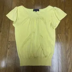 匿名配送　アンタイトル　半袖ニット　カットソー　サイズ2