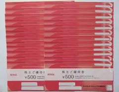 ロイヤルホスト 株主優待券 12000円分のサムネイル