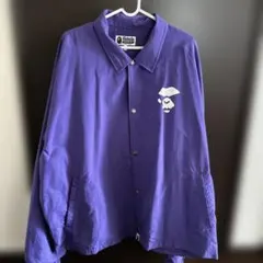 A Bathing Ape パープル　コーチジャケット　エイプのサムネイル