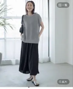 さー様専用⭐︎GLOBAL WORK さらさらフレアリラックスパンツ　Mサイズ