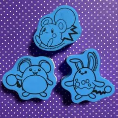 ポケモン　ラバースタンプ　ルリリ　マリル　マリルリ　平成レトロのサムネイル