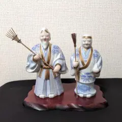 福禄寿三星神 中国 人物 人形 陶器 焼物 縁起物 - メルカリ