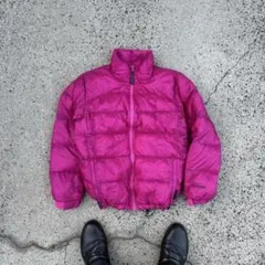 Columbia puff down jacket y2kドローコード