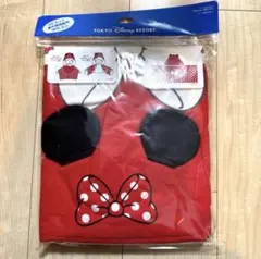 東京ディズニーリゾート ミニーマウス フード付きタオル