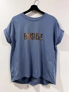 CLOCHE【USED】ロゴTシャツ　ブルー　Mサイズのサムネイル