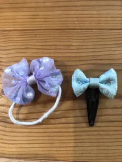 ハンドメイド ヘアアクセサリー 2点セット