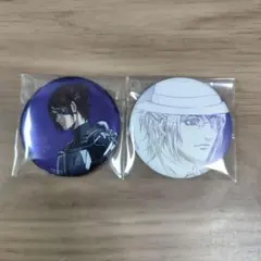 進撃の巨人　ハンジ　缶バッチ2点