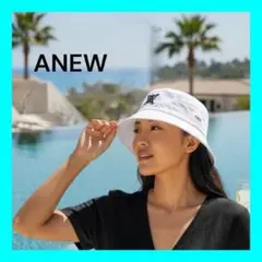 【新品・タグ付き】完売品 ANEW ユニセックス リバーシブル バケハ 白 S 新品・タグ付き】完売品 ANEW ユニセックス リバーシブル バケハ 白 S