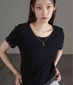 apres jour mignon アクセ付きショートスリーブトップスのサムネイル