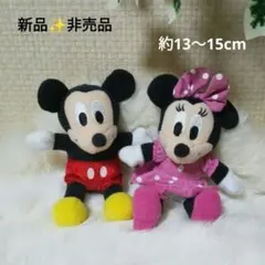 ♥新品 非売品 ディズニー ミッキー ミニー マスコット ぬいぐるみ