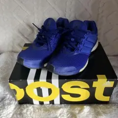 adidas boost アディダス ブースト スニーカー 青 ブルー 24cm