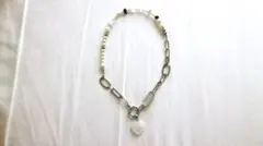 Écllant (エクラント)パールとハートチャームのネックレス