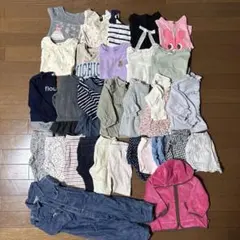 女の子ブランドトップス&ボトムス30点＊80サイズまとめ売り
