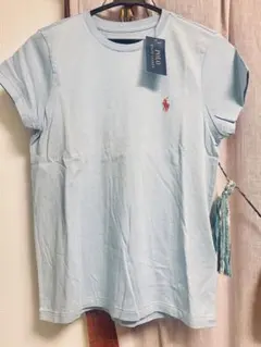 新品Ralph Lauren 水色 ポロシャツ Sサイズ