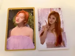 TWICEサナ トレカ 2枚セット 初回限定盤特典
