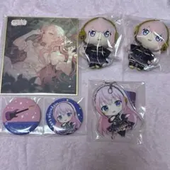 プロセカ 巡音ルカ ラッキーくじ 色紙 47A 缶バッジ ぬいぐるみ ぷちぬい