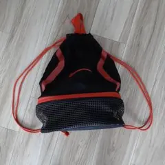 Nike プールバッグ 黒/赤　美品