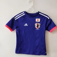 140cm adidas 日本代表 サッカーシャツ ブルー 青