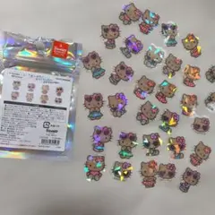 ハローキティフークシール＆スティッチ　ボンボンドロップ　日焼けキティ　✪正規品