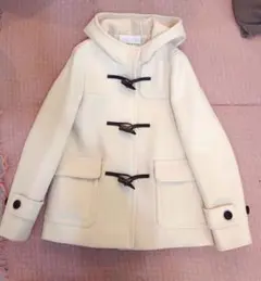 【ユナイテッドアローズ】ダッフルコート　Sサイズ　オフホワイト