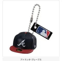 MLB ニューエラガチャ　アトランタ・ブレーブス　キーホルダー
