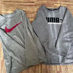 Nike/Puma トレーナー、ロンT グレー