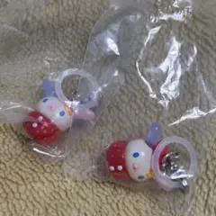 いちごめじるしアクセサリー ウサハナ 2個セット