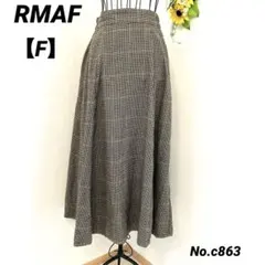 RMAF ナイスクラップ　ロングフレアスカート　フリー　ウエストゴム　秋冬