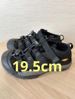 KEEN ブラック サンダル　19.5cm